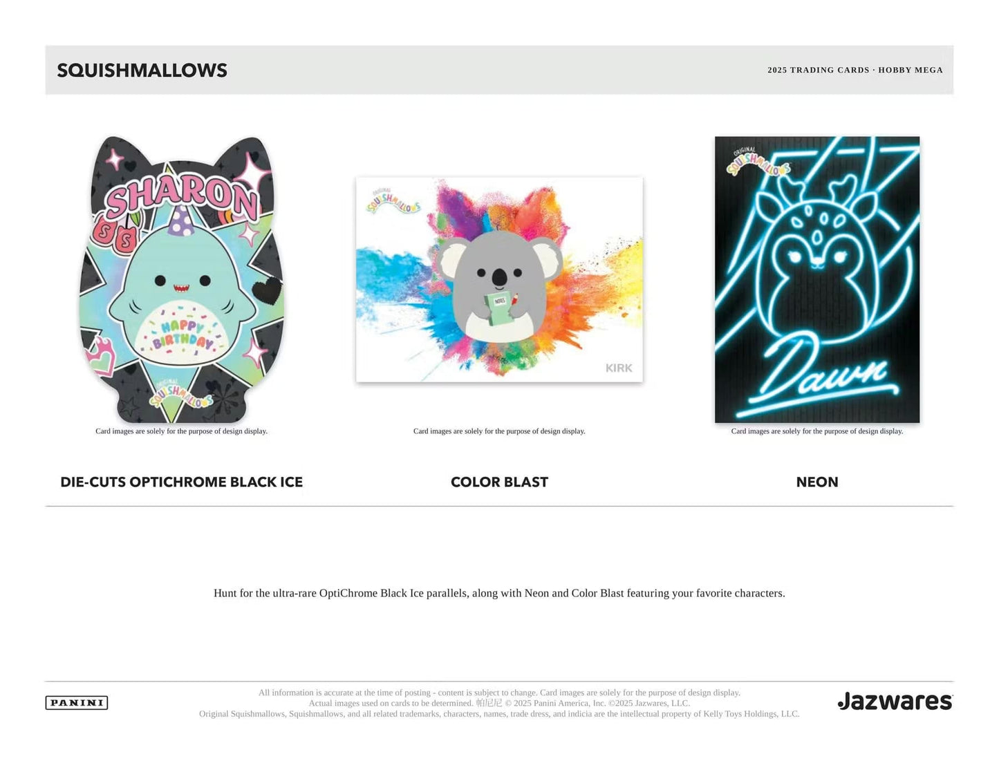 2025 Panini Squishmallows Hobby Mega Box