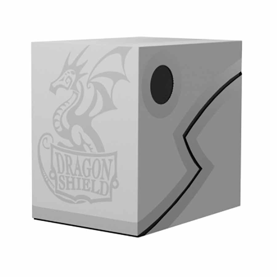 Dragon Shield: Deck Box – Double Shell – Ashen White/Black