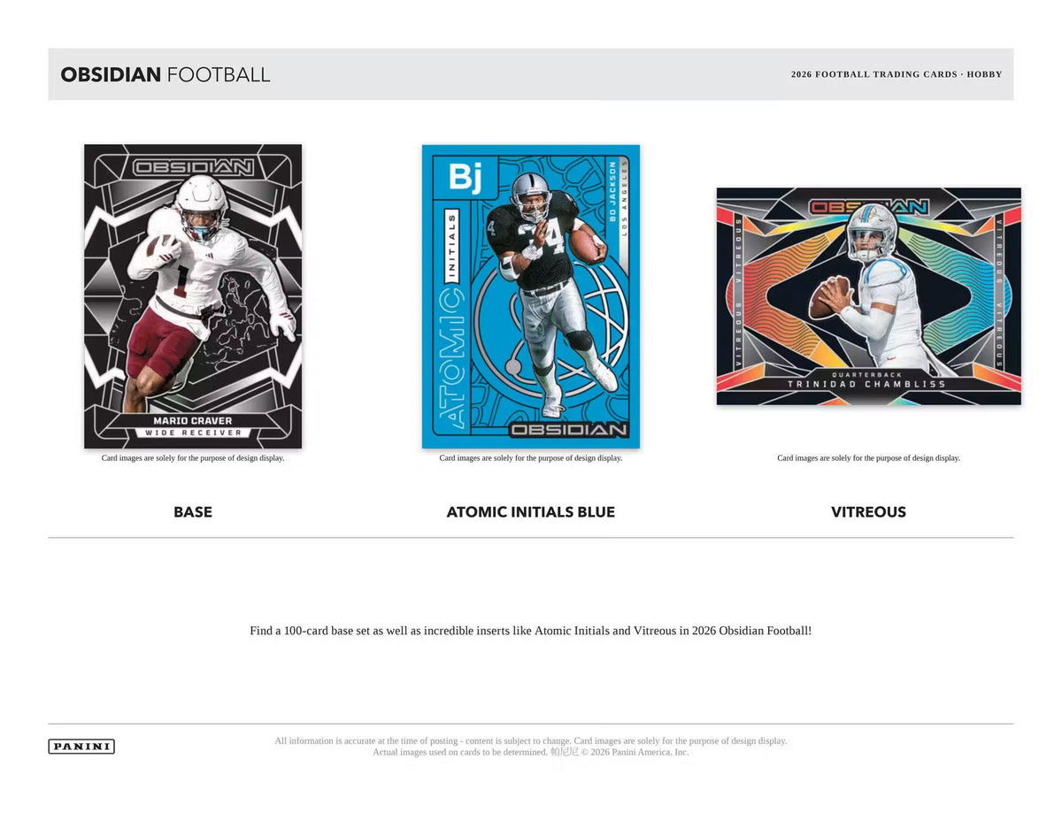 2026 Panini Obsidian Football Hobby Box