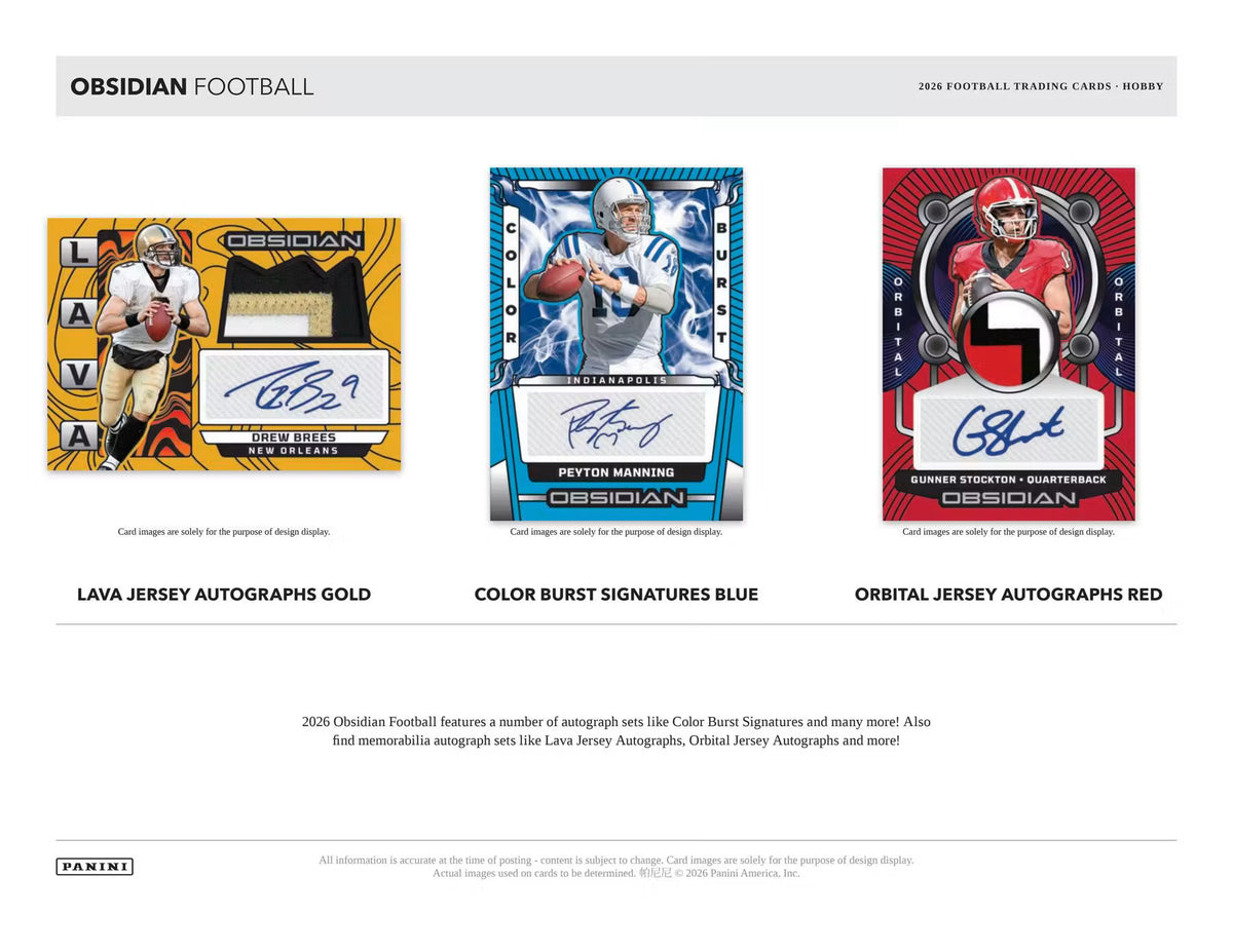 2026 Panini Obsidian Football Hobby Box