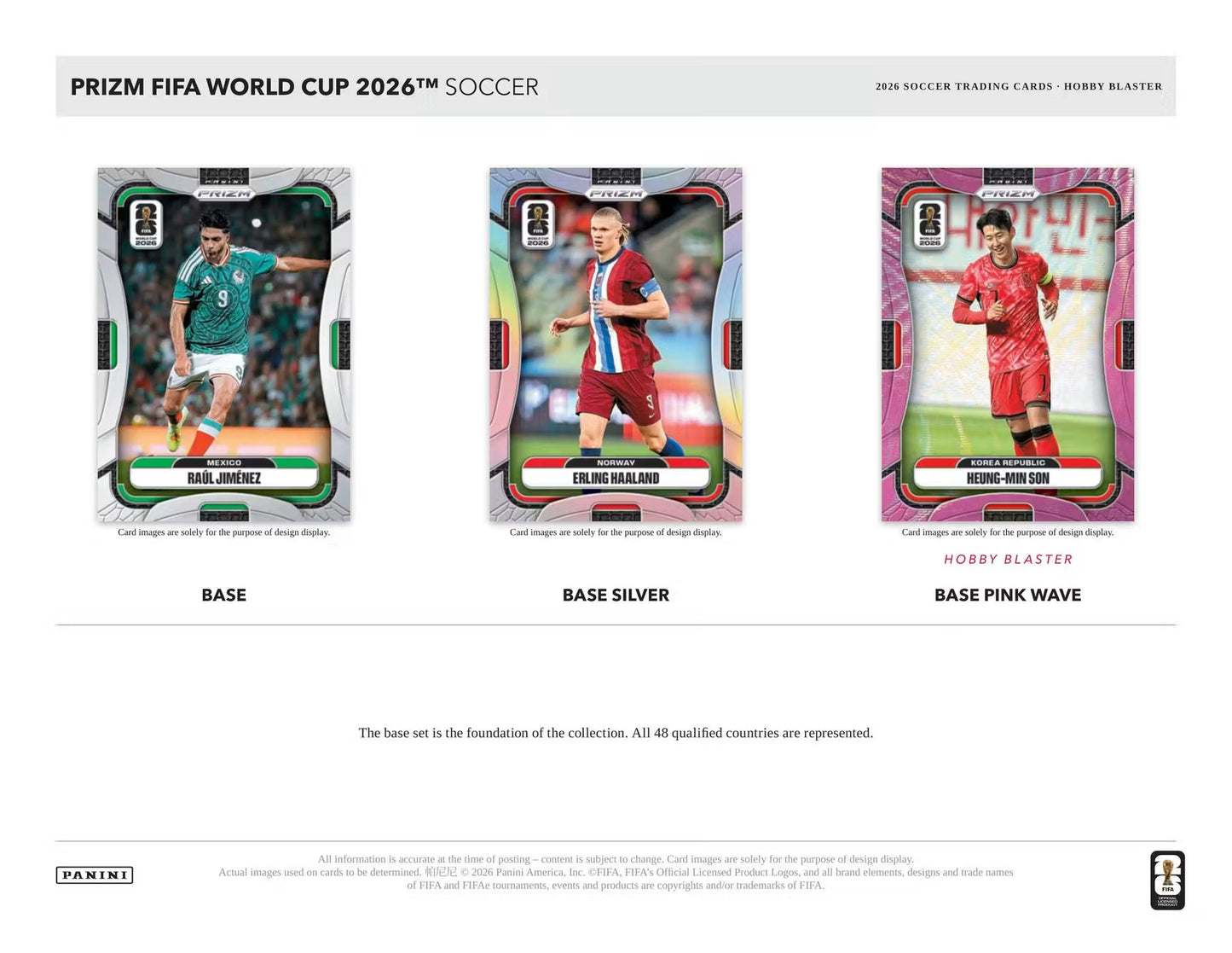2026 Panini Prizm FIFA World Cup Soccer Blaster Hobby Box