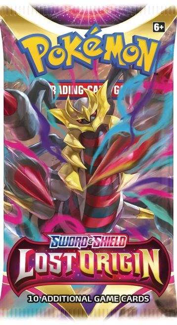 Pokemon TCG - Sword & Shield Lost Origin Booster Pack - 10 Additional Cards