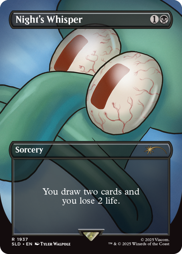 Magic the Gathering Secret Lair x SpongeBob SquarePants: Internet Sensation (Foil)