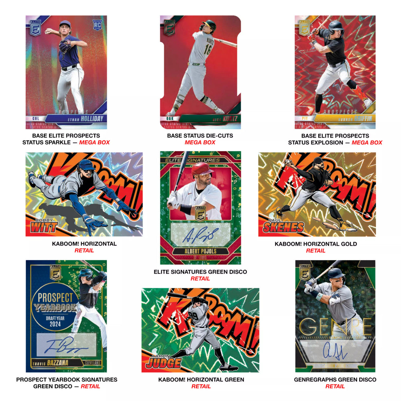 2026 Panini Donruss Elite Baseball Mega Box Trading Cards
