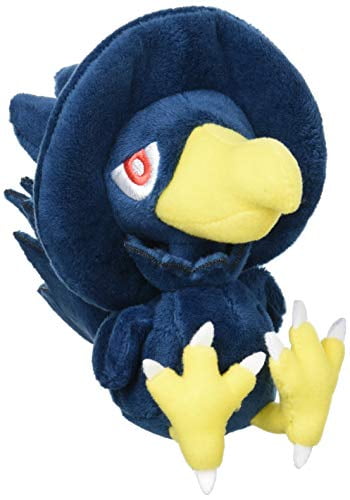 Pokemon Center: Sitting Cuties: Murkrow Plush # 198 -  Generation 2 - 6 In