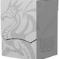 Dragon Shield Card Deck Box – Deck Shell: Ashen White/Black – Durable and Sturdy TCG, OCG Card Storage – Compatible with Pokemon Yugioh Commander and MTG Magic: The Gathering Cards
