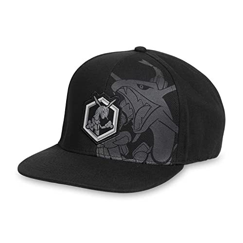 Pokemon Center Rayquaza Black Flat-Bill Hat (One Size-Adult)