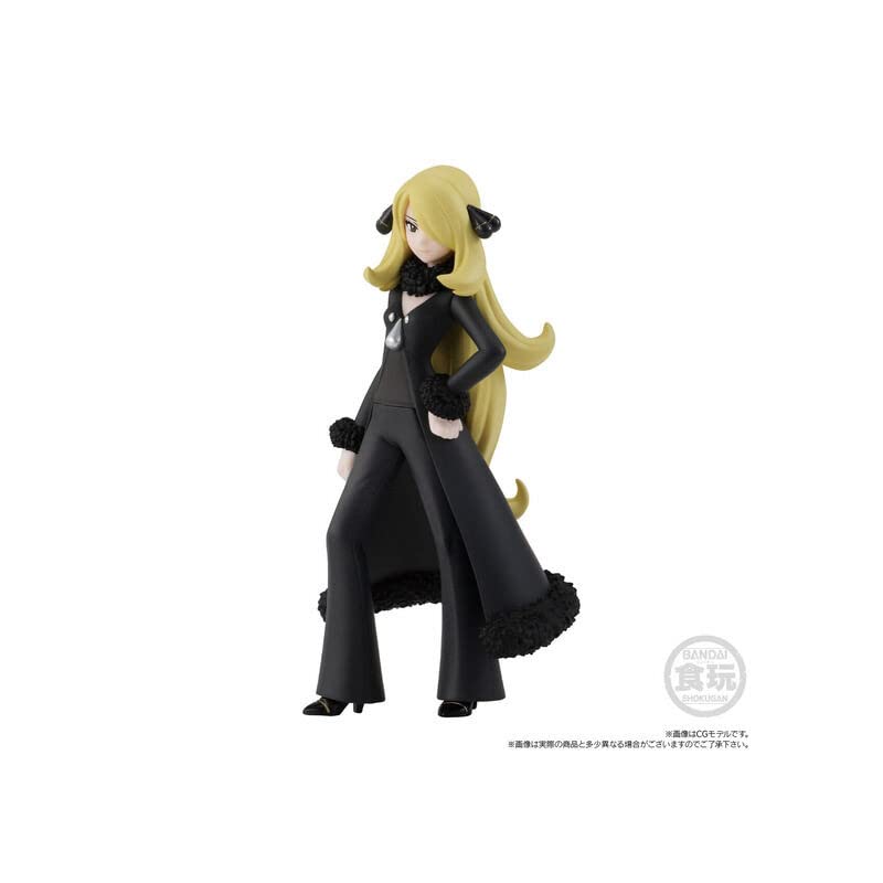 Pokemon Bandai Shokugan Scale World Sinnoh Region Set Cynthia & Garchomp