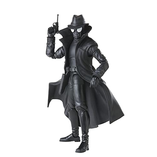 Marvel Legends Series Spider-Man 60th Anniversary Spider-Man Noir and Spider-Ham 6-inch Action Figures, 2 Accessories