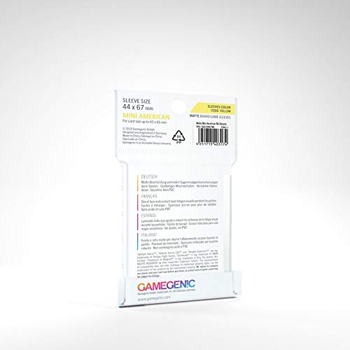 Gamegenic Matte Board Game Sleeves 50ct Mini American