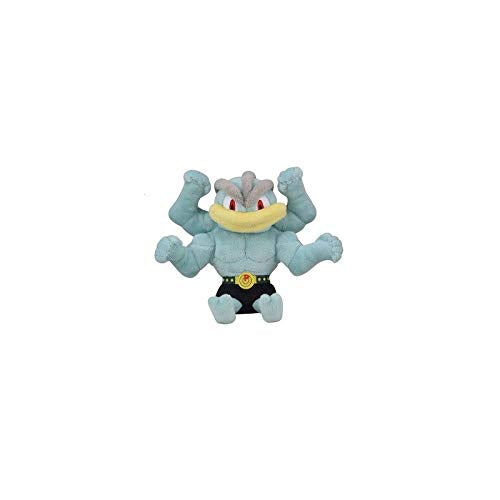 Pokemon Center: Sitting Cuties: Machamp Plush # 68 -  Generation 1 - 6 In