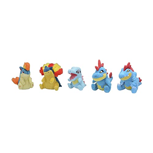 Pokemon Center: Sitting Cuties: Feraligatr Plush # 160 -  Generation 2 - 6 In