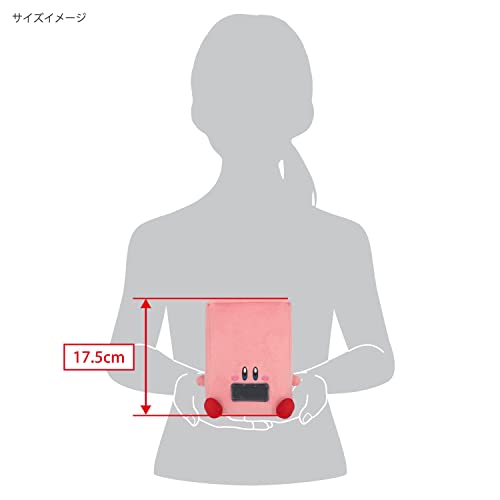 Sanei Boeki KP57 Kirby All Star Collection Kirby Plush Toy, Size S, Height 6.9 inches (17.5 cm)