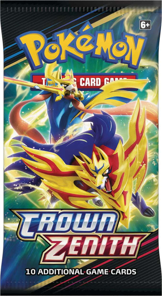Pokemon Trading Card Game Crown Zenith Booster Pack (10 Cards)
