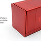 Red Satin Titan Solid Box Gods Premium High Strength Deck Box Case Protector