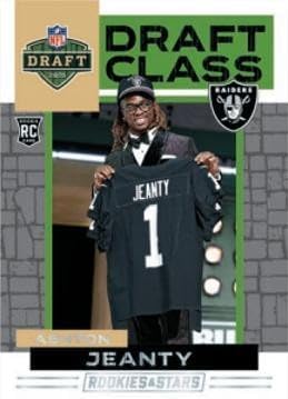 2025 Panini Rookies & Stars Football 6-Pack Hobby Blaster Trading Card Box (1 Autograph or Memorabilia Card Per Box)