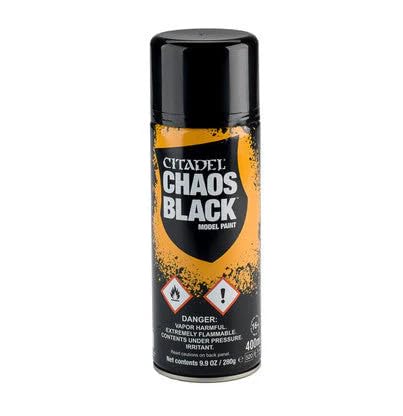 Games Workshop - Citadel - Spray - Chaos Black