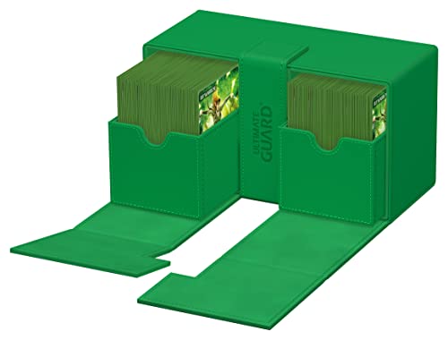 Ultimate Guard Twin Flip`n`Tray 200+ Monocolor Green