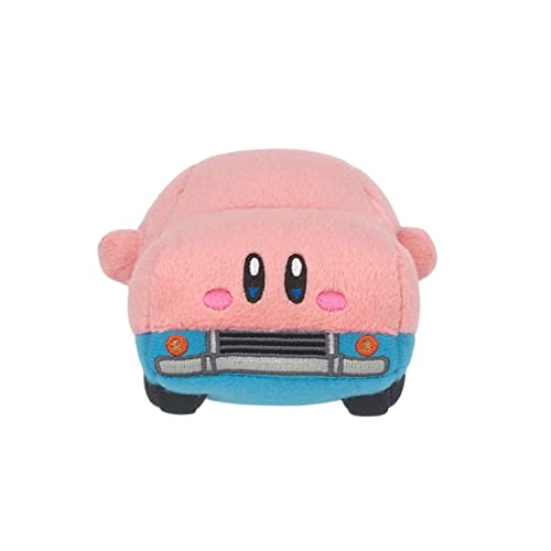 Sanei Boeki Kirby Discovery Car Obstacle Plush Toy, Bull Bull Bull Toy, Height 2.8 inches (7 cm)