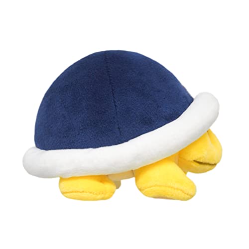 Sanei Boeki Super Mario All Star Collection Buzzy Beetle Plush Toy, Size S, Height 3.9 Inches (10 cm)