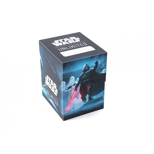 Gamegenic Star Wars Unlimited SOFT CRATE - Full-Color Printed & Officially Licensed Durable Deck Box, Holds 60 Double-Sleeved Cards, Perfect for TCGs and LCGs, Darth Vader Design, Made
…