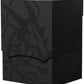 Arcane Tinmen Dragon Shield Card Deck Box – Shell: Shadow Black/Black Durable & Sturdy TCG, OCG Storage Compatible with Pokemon Yugioh Commander MTG Magic: The Gathering Cards (AT-30724)