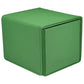 Ultra Pro - Vivid Alcove Edge Deck Box (Green) - Stores & Protects Up To 100 Standard Size Collectible Cards, Baseball Cards, Gaming Cards, Sports Cards or Any Standard Size Cards In Your Collection