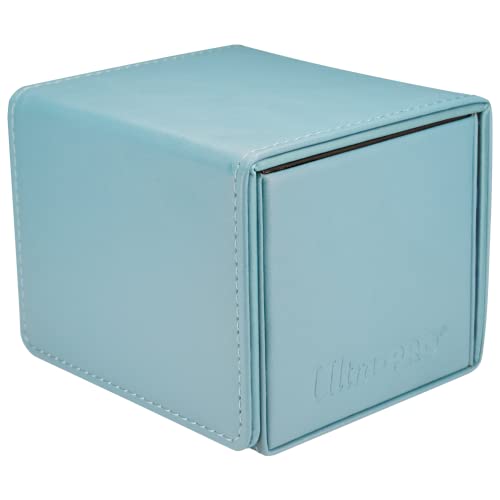 Ultra Pro - Vivid Alcove Edge Deck Box (Light Blue) - Stores & Protects Up To 100 Standard Size Collectible Cards, Baseball Cards, Gaming Cards, Sports Cards or Any Standard Size Cards In Collections