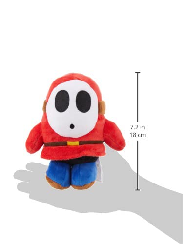 Little Buddy Super Mario All Star Collection 1591 Shy Guy Stuffed Plush, 6.5",Multi-colored