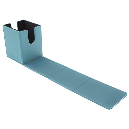 Ultra Pro - Vivid Alcove Flip Card Deck Box (Light Blue) - Stores & Protects Up To 100 Standard Size Collectible Cards, Baseball Cards, Gaming Cards, Sports Cards or Any Standard Size Cards