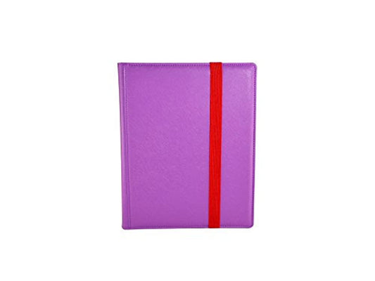 Dex Protection Card Binder 9 | Stores 360 Gaming Cards | Includes 20 Side Loading Card Pages | 9 Card Page Format |Band Closure | Smooth Matte Padded Finish | Velvet Lined Interior