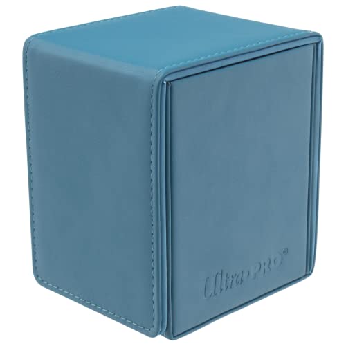 Ultra Pro - Vivid Alcove Flip Card Deck Box (Teal) - Stores & Protects Up To 100 Standard Size Collectible Cards, Baseball Cards, Gaming Cards, Sports Cards or Any Standard Size Cards In Collections