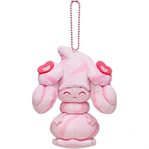 Pokemon Center Alcremie Mawhip A La Mode Strawberry Ruby 6 Inch Keychain Plush