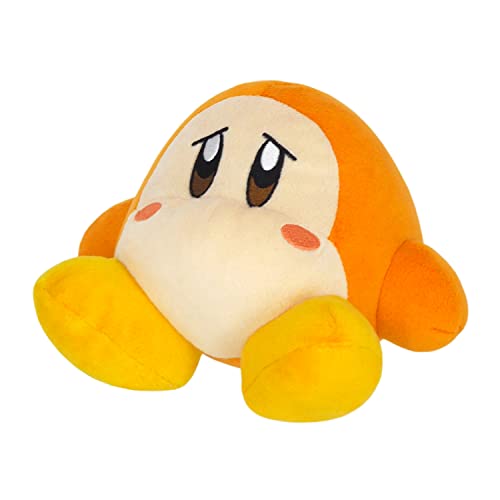 Sanei Boeki KP59 Kirby All Star Collection Depressed Waddle Dee Plush Toy, Size S, Height 4.7 inches (12 cm)