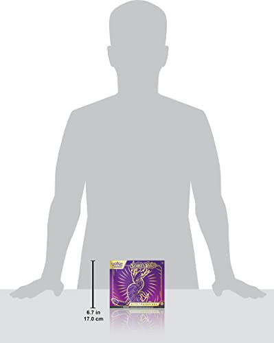 Pokemon TCG: Scarlet and Violet Elite Trainer Box - Miraidon Purple (1 Full Art Promo Card, 9 Boosters and Premium Accessories)