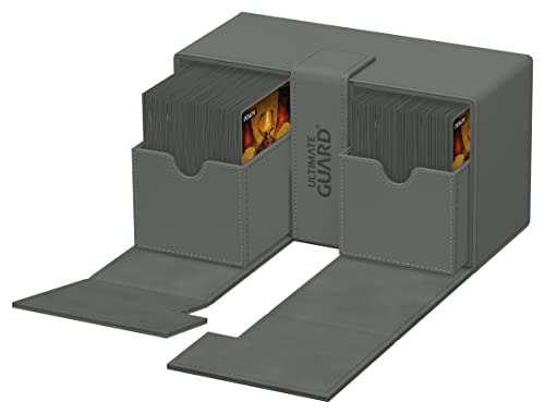 Ultimate Guard Twin Flip`n`Tray 200+ Monocolor Grey