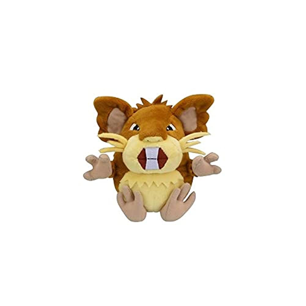 Pokemon Center: Sitting Cuties: Raticate Plush # 20 -  Generation 1 - 6 In