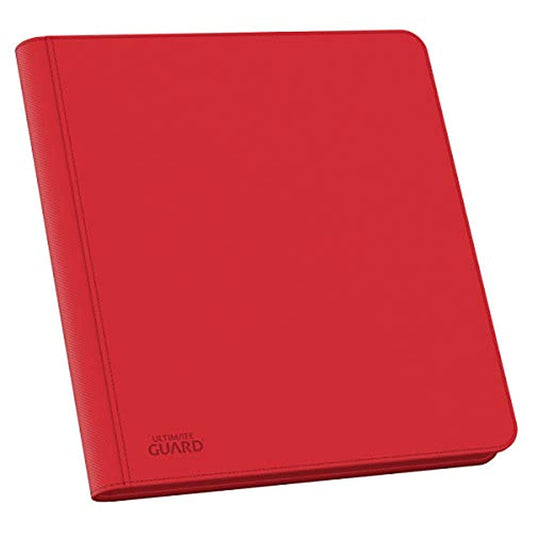 Ultimate Guard Quad Row Zipfolio Xenoskin Card Sleeves, Red