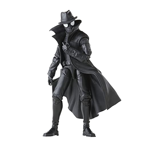 Marvel Legends Series Spider-Man 60th Anniversary Spider-Man Noir and Spider-Ham 6-inch Action Figures, 2 Accessories