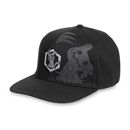 Pokemon Center Mimikyu Black Flat-Bill Hat (One Size-Adult)