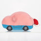 Sanei Boeki Kirby Discovery Car Obstacle Plush Toy, Bull Bull Bull Toy, Height 2.8 inches (7 cm)