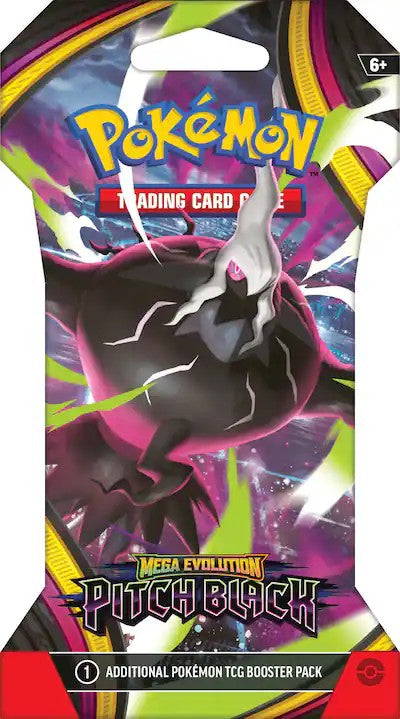 Pokemon TCG: Mega Evolution - Pitch Black Sleeved Booster Pack - Presale Ships 07/17/2026