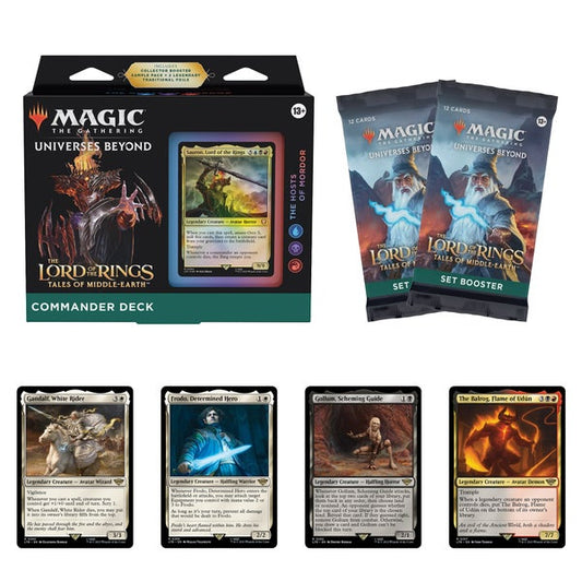Magic: The Gathering The Lord of the Rings Commander Deck Bundle –The Hosts of Mordor