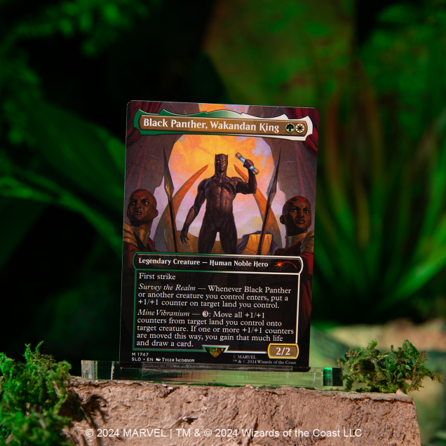 Magic the Gathering Secret Lair x Marvel's Black Panther - Non-Foil Edition