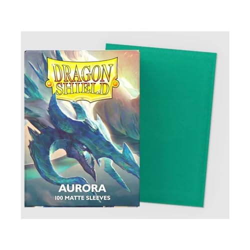 Dragon Shield Matte Aurora Teal Standard Size 100 ct Card Sleeves Individual Pack
…