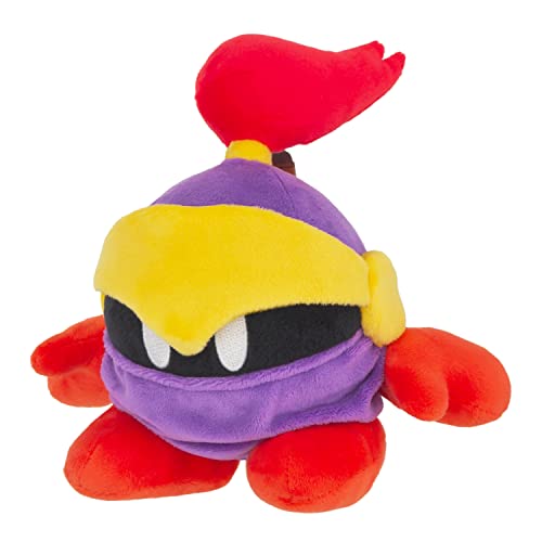 Sanei Boeki KP49 Kirby All Star Collection Plush Toy, Bio Spark, Size S