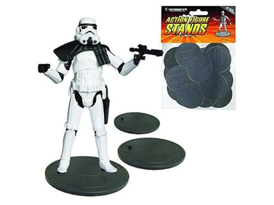 Action Figure Stands 25-Pack - Gray