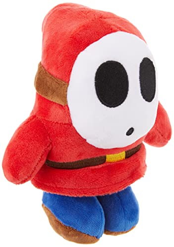 Little Buddy Super Mario All Star Collection 1591 Shy Guy Stuffed Plush, 6.5",Multi-colored