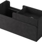 Gamegenic The Academic 133+ XL Premium Deck Box | Double-Sleeved Card Storage | Card Game Protector | Holds Up to 122 Cards Plus Game Accessories | Black/Black Color