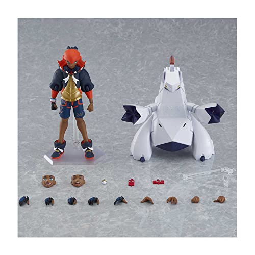 Pokemon Center figma Raihan Action Figure with Duraludon & Rotom Phone